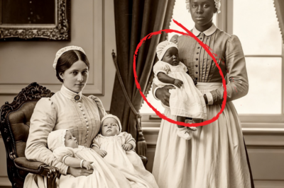 A baronesa teve trigêmeos e ordenou à escrava gigante que fizesse o mais escuro desaparecer.