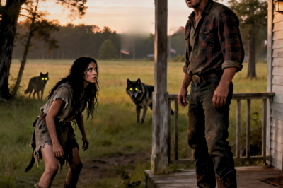 Se mudó solo a un viejo rancho… y luego descubrió a una NIÑA que creció ENTRE LOBOS