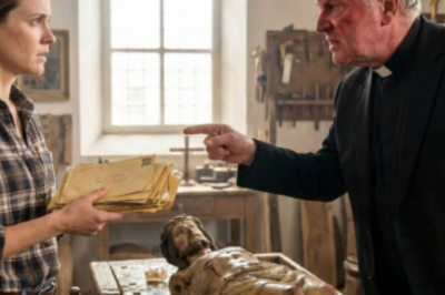 Mujer descubre cartas secretas ocultas en una antigua estatua de Jesús: la verdad sorprende a los expertos