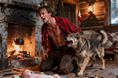 ¡Un perro se negó a dejar solo al bebé de un hombre de la montaña y, minutos después, rompió a llorar!