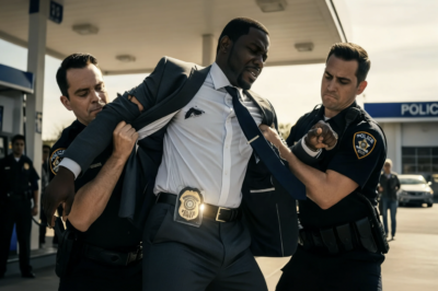Abordaron a un hombre negro… ¡Segundos después, su placa de jefe de policía los dejó en shock…!