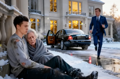 Multimillonario Se Queda Helado Al Ver A Su Madre Apoyada En Un Joven Sin Hogar — Corre Hacia Ellos…