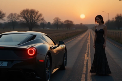 “Mi Papá Puede Arreglarlo” — Dijo El Niño A La Millonaria Varada Con Su Ferrari En La Carretera