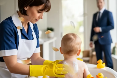 Niñera Descubre Algo Inquietante en el Baño y Salva al Hijo del Millonario