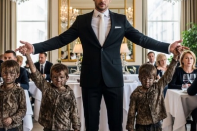 Trillizos Hambrientos Son Echados de un Restaurante de Lujo — Un Millonario los Ve y lo Cambia Todo