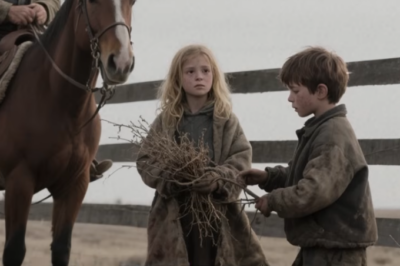 El ranchero odiaba la navidad desde que enviudo, hasta que encontró a tres niños adornando su cerca.