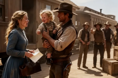 «Puedes devolverme», susurró — el vaquero respondió: «Mi hijo ya te eligió»