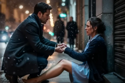 Vienes Conmigo — Millonario Ve a Enfermera Congelada en la Parada… y Decide Llevarla a Casa