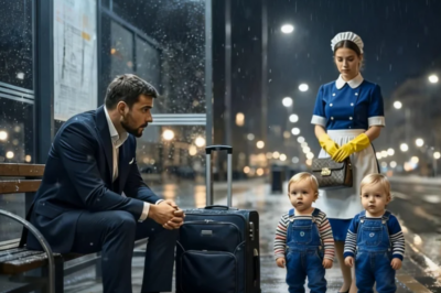 MILLONARIO FUE ECHADO DE CASA POR SER ESTÉRIL — LA NIÑERA Y SUS GEMELOS LE DIJO VEN CONMIGO