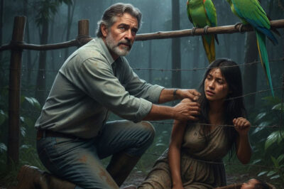 LA ENCUENTRA ATRAPADA EN LA CERCA… PERO CÓMO SU LORO LA SALVA TE HARÁ LLORAR…