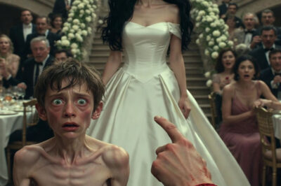 Un niño hambriento pidió comida en una boda de lujo… pero cuando vio la pulsera roja en la muñeca de la novia, entendió que el destino lo había llevado frente a la madre que creyó perdida para siempre.