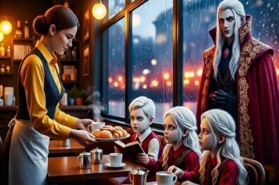 Alimentó a los niños que todos ignoraban — sin saber que su padre era el Rey Vampiro observando
