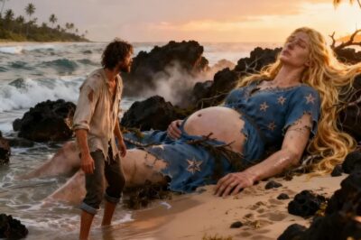 Decidí salvar a una giganta embarazada que encontré en la isla. 7 días después, me di cuenta que…