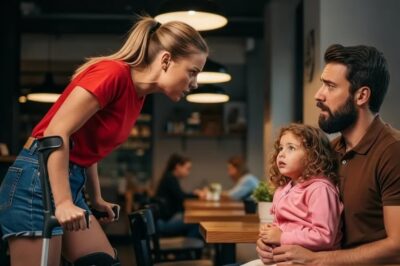 ¿Puedo Compartir Esta Mesa? Preguntó La Chica De Una Sola Pierna Al Padre Soltero — Y Él Dijo Algo…
