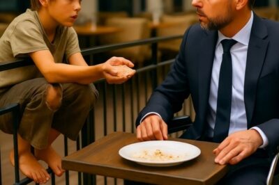 CAMBIO MIGAJAS POR SANACIÓN … OFRECIÓ SU HIJO AL MAGNATE EN SILLA DE RUEDAS ÉL DUDÓ, PERO…