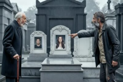 “No murieron, sé dónde están”, advirtió el mendigo al millonario en el cementerio.