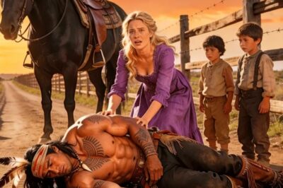 Viuda con dos hijas salva a un hombre herido en el camino. Sin saberlo, era el apache más temido.