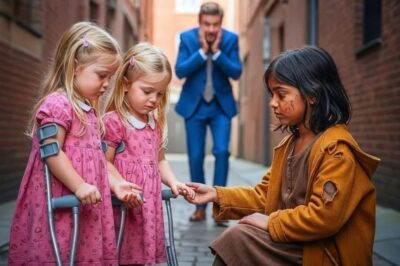 “TE ADOPTO SI CURAS A MIS GEMELAS”, SE BURLÓ EL MILLONARIO… LA NIÑA SIN TECHO SOLO TOCÓ