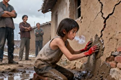 Se burlaron de la niña huérfana cuando la vieron cubrir la casa con barro. hasta que vieron por qué
