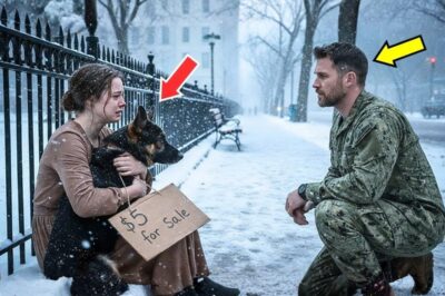 “Señor, ¿puede comprar el perro policía de mi papá?” — ¡Lo que hizo el oficial a continuación lo cambió todo!