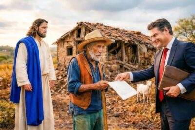 UN ABOGADO LE QUITÓ A UN ANCIANO SU GRANJA… PERO JESÚS DIJO YO VEO TODO…