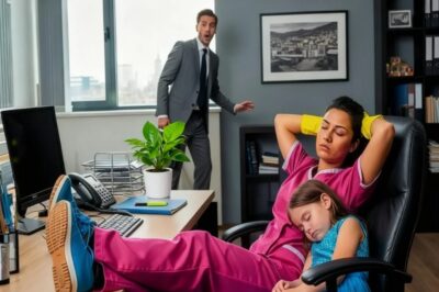 AL ENCONTRAR A LA EMPLEADA DURMIENDO CON SU HIJA, EL MILLONARIO LA DESPIDIÓ… PERO COMETIÓ UN ERROR…