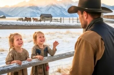 “En la Mañana de Navidad, Dos Gemelas Le Rogaron a un Vaquero Solitario… Lo Que Hizo Después Derrit