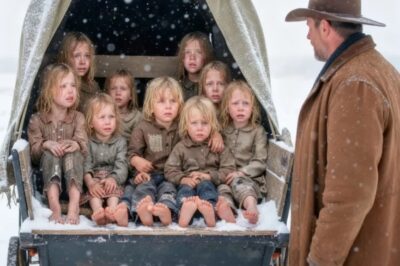 El Susurro de un Vaquero Cambió Todo Mientras Se Acurrucaban Desesperados en una Carreta Rota