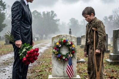 “PAPA, SOY YO, NO ESTOY MUERTO”: El millonario visitaba la tumba de su hijo bajo la lluvia, pero el mendigo que encontró allí le reveló un secreto que hizo temblar su mundo