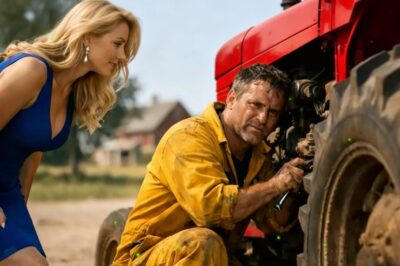 HOMBRE HUMILDE REPARA TRACTOR ABANDONADO EN LA GRANJA… PERO CUANDO LLEGA LA DUEÑA…