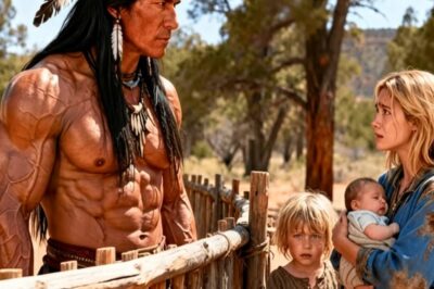 «¿Puedo ser su empleada a cambio de comida? Mi hijo tiene hambre», dijo la joven al temido apache.