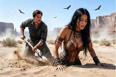 Enterrada hasta el cuello por ser estéril — un vaquero viudo la salvó y se la llevó a su hogar