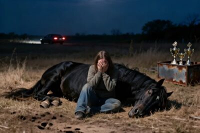 Lo abandonaron de noche, sin veterinarios ni despedidas. El caballo todavía respiraba… pero para su dueño ya estaba “terminado”