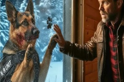 Un hombre rescata a una pastora alemana y a sus cachorros congelados… y luego sucede lo IMPENSABLE