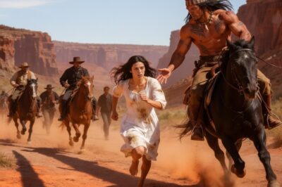“Vine a salvarte”, le dijo el guerrero apache a la joven que estaba siendo perseguida por cazadores