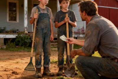 Creí que solo estaba pagando 150 pesos por limpiar el jardín… 30 minutos después entendí que estaba a punto de cambiarles la vida.