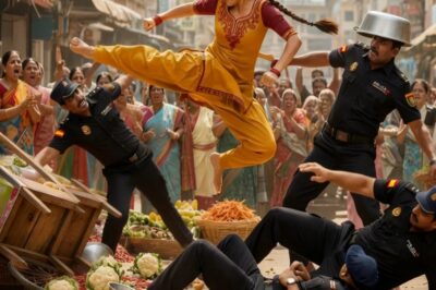 EL POLICÍA LEVANTÓ LA MANO CONTRA UN VENDEDOR CALLEJERO… LO QUE PASÓ DESPUÉS SORPRENDIÓ A TODOS