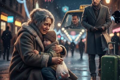 “Nos echaron hijo, no tenemos Año Nuevo” — dijo llorando… el Millonario que pasaba se detuvo y…