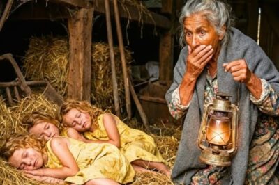 Encontró 3 niñas congeladas en su granero — La nota que traían lo hizo llorar