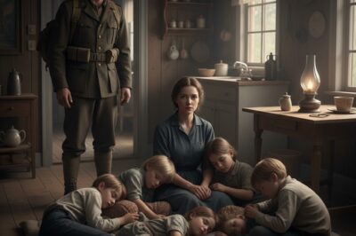 “Aceptó casarse solo para cuidar a 7 hijos y sobrevivir… pero cuando él regresó de la guerra, lo que encontró en su casa le cambió el alma”