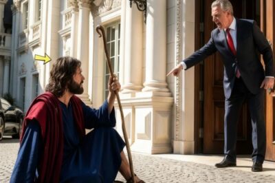 “Ni siquiera agua te mereces” el millonario arrogante humilló al anciano hambriento… pero era Jesús…