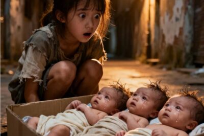 NIÑA POBRE ENCUENTRA TRILLIZOS ABANDONADOS… Y NO SABE QUE SON LOS HIJOS PERDIDOS DE UN MILLONARIO