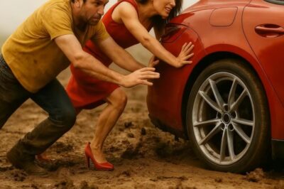 TE AYUDO A SALIR DEL ATASCO A CAMBIO DE COMIDA… DIJO EL DESEMPLEADO A LA MILLONARIA