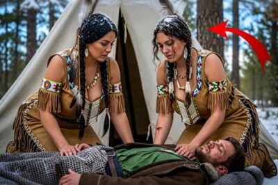 Cállate, vaquero, te estás congelando; esta noche duermes entre nosotras, las hermanas apache.