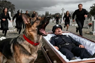 “Un perro policía salvó a un oficial de ser enterrado vivo… lo que ocurrió después dejó a todos en..
