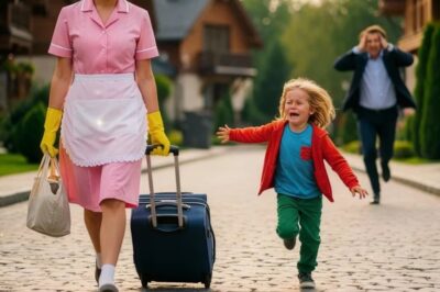 SIN NINGÚN MOTIVO, EL MILLONARIO DESPIDIÓ A LA LIMPIADORA — Y LO QUE DIJO EL HIJO LO CAMBIÓ TODO.