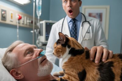 Un GATO CALLEJERO se COLÓ en la habitación del billonario en coma