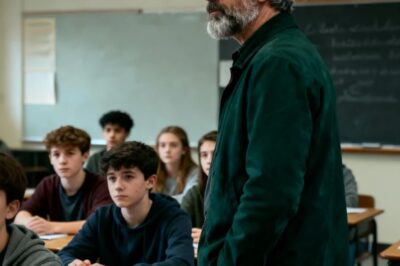 Cerré la puerta del aula con llave. El clic metálico sonó en el silencio como si el edificio entero se hubiese quedado escuchando.