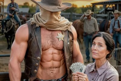 Vaquero gigante con un saco en la cabeza fue vendido por 2 dólares—ella lo convirtió en su esposo