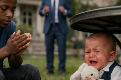 El hijo sordo del multimillonario lloró sin parar hasta que un niño negro pobre hizo algo increíble